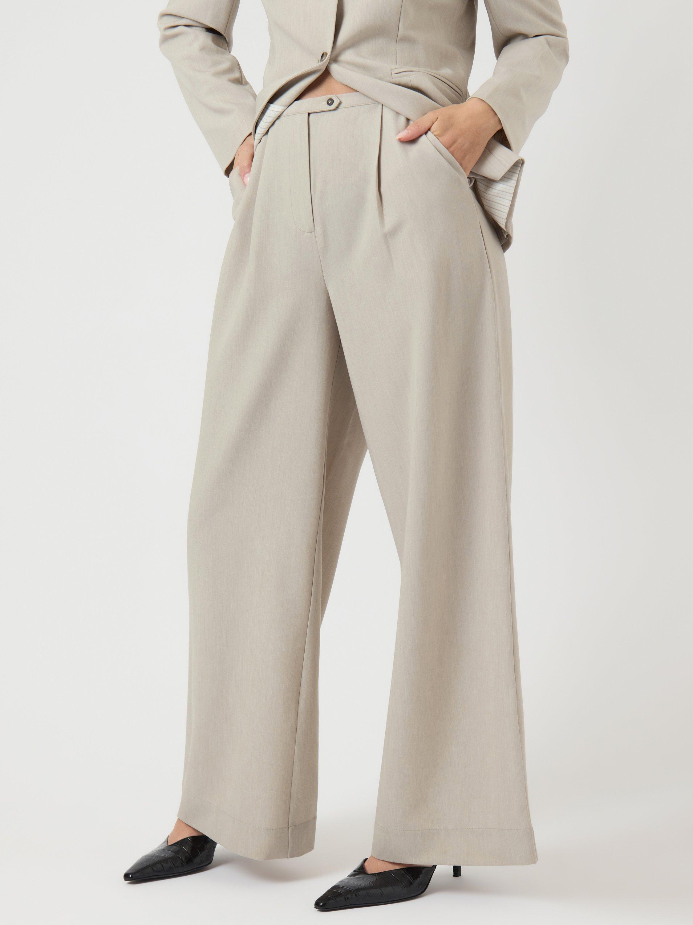 Product image 2 of 6, which shows YAS Yasvesti Tailored High Rise Trousers, Grey, 6