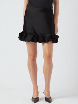YAS Yasflo Mid Rise A-Line Mini Skirt - view 2, Black