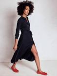 Boden Marcia Jersey Shirt Midi Dress, Navy