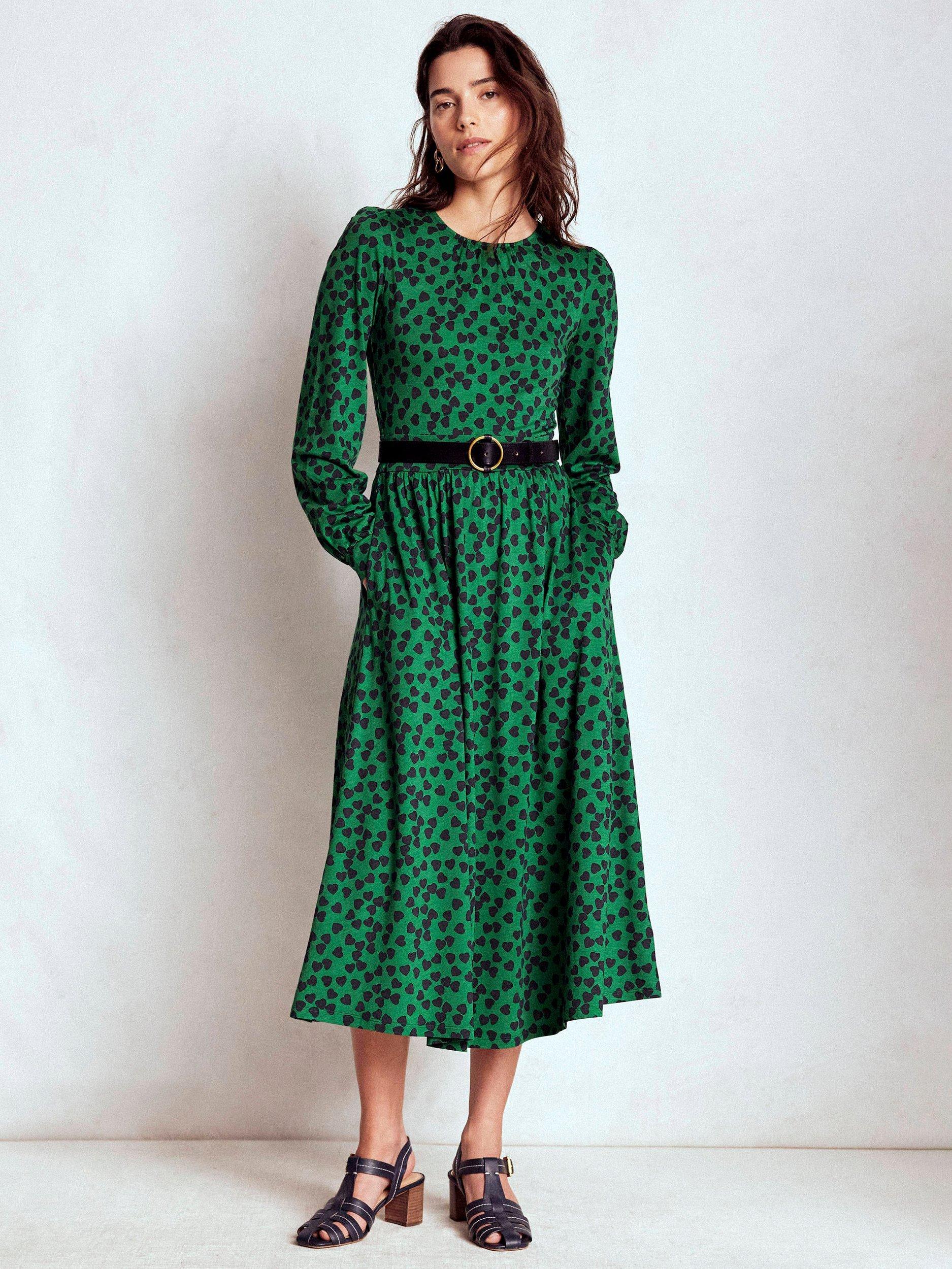 libby jersey midi shirt dress BODEN Libby Jersey Midi Shirt Dress