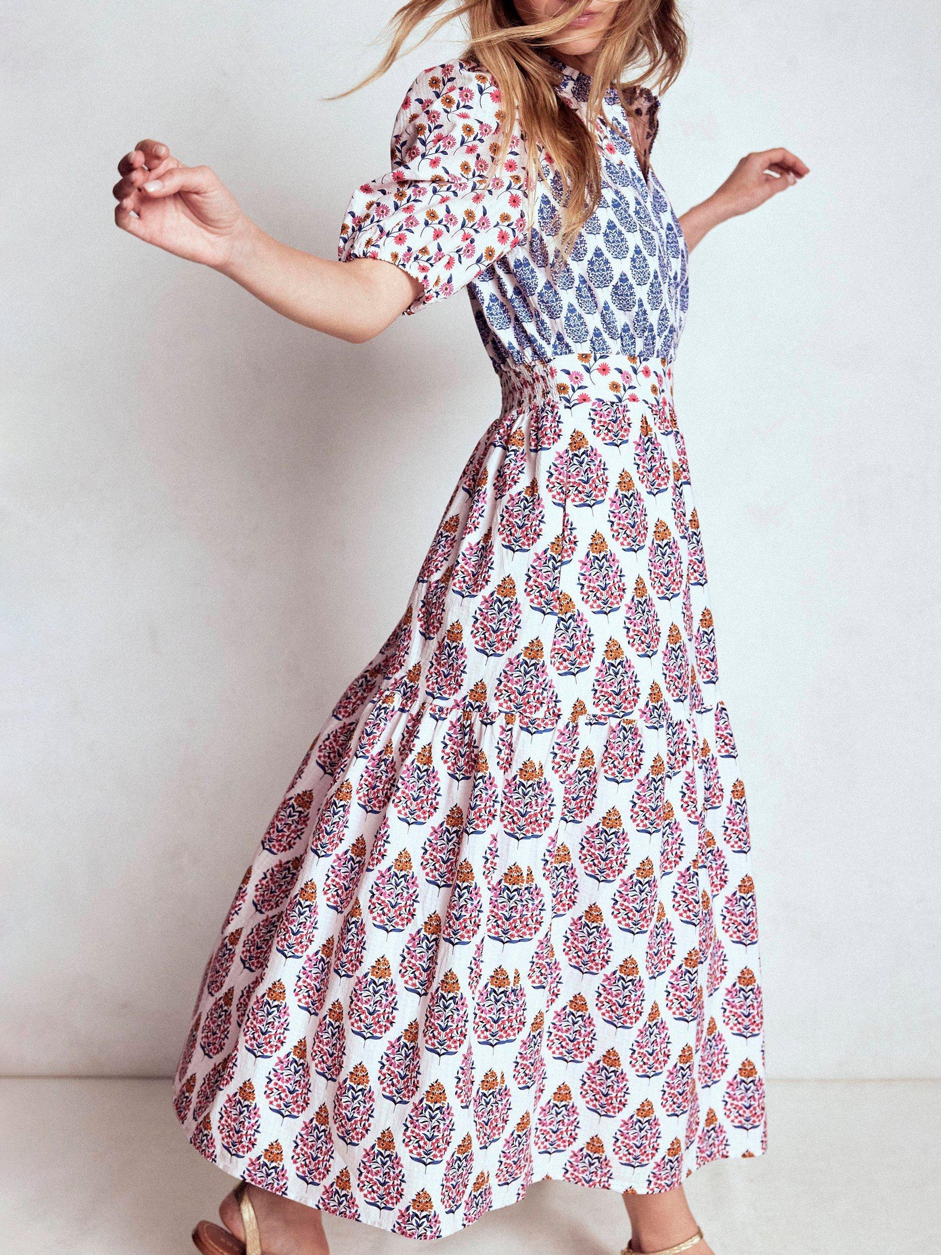 Product image 5 of 7, which shows Boden Beatrice Floral Maxi Dress, Multi, 10