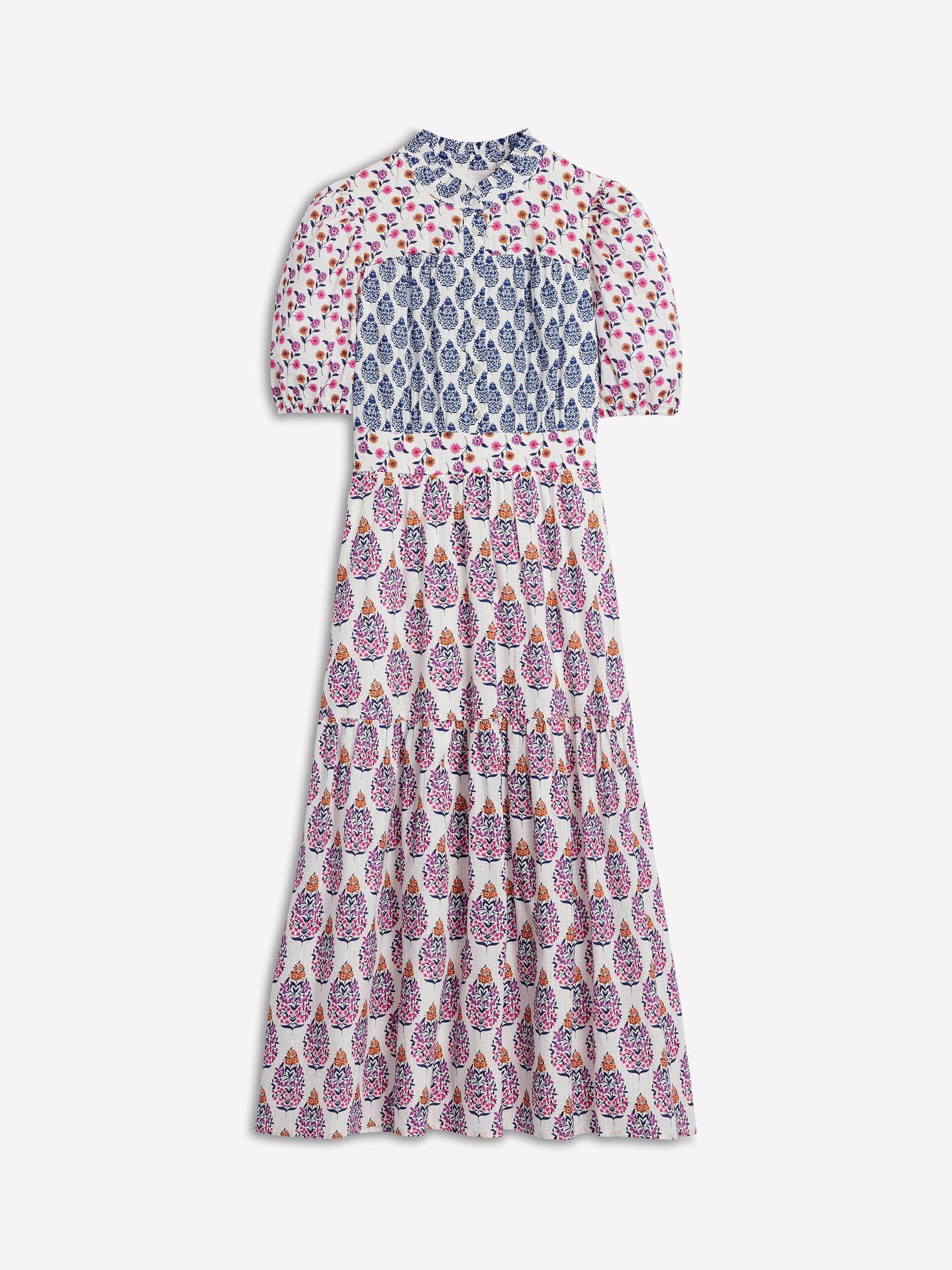 Product image 7 of 7, which shows Boden Beatrice Floral Maxi Dress, Multi, 10