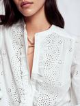 Boden Alice Broderie Anglaise Top, White