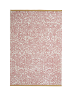 William Morris At Home Strawberry Thief Towels, Plaster Pink, Plaster Pink