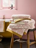 William Morris At Home Strawberry Thief Towels, Plaster Pink