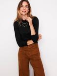 Boden Frill Detail Long Sleeve Top