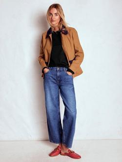 Boden Frill Detail Long Sleeve Top - view 2, Black