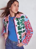 Boden Super Soft Frill Top, Meadow Spring