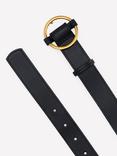 Boden Heritage Classic Leather Belt, Navy