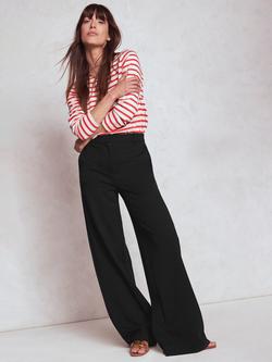 Boden Belgravia Ponte Trousers, Black