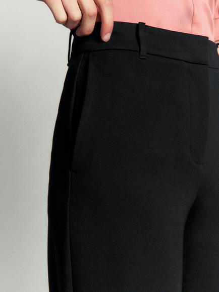 Boden Belgravia Ponte Trousers - view 2, Black