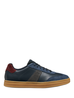 Geox Baltmoore Low Top Trainers, Navy/Multi