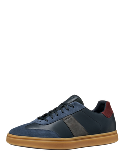 Geox Baltmoore Low Top Trainers - view 2, Navy/Multi