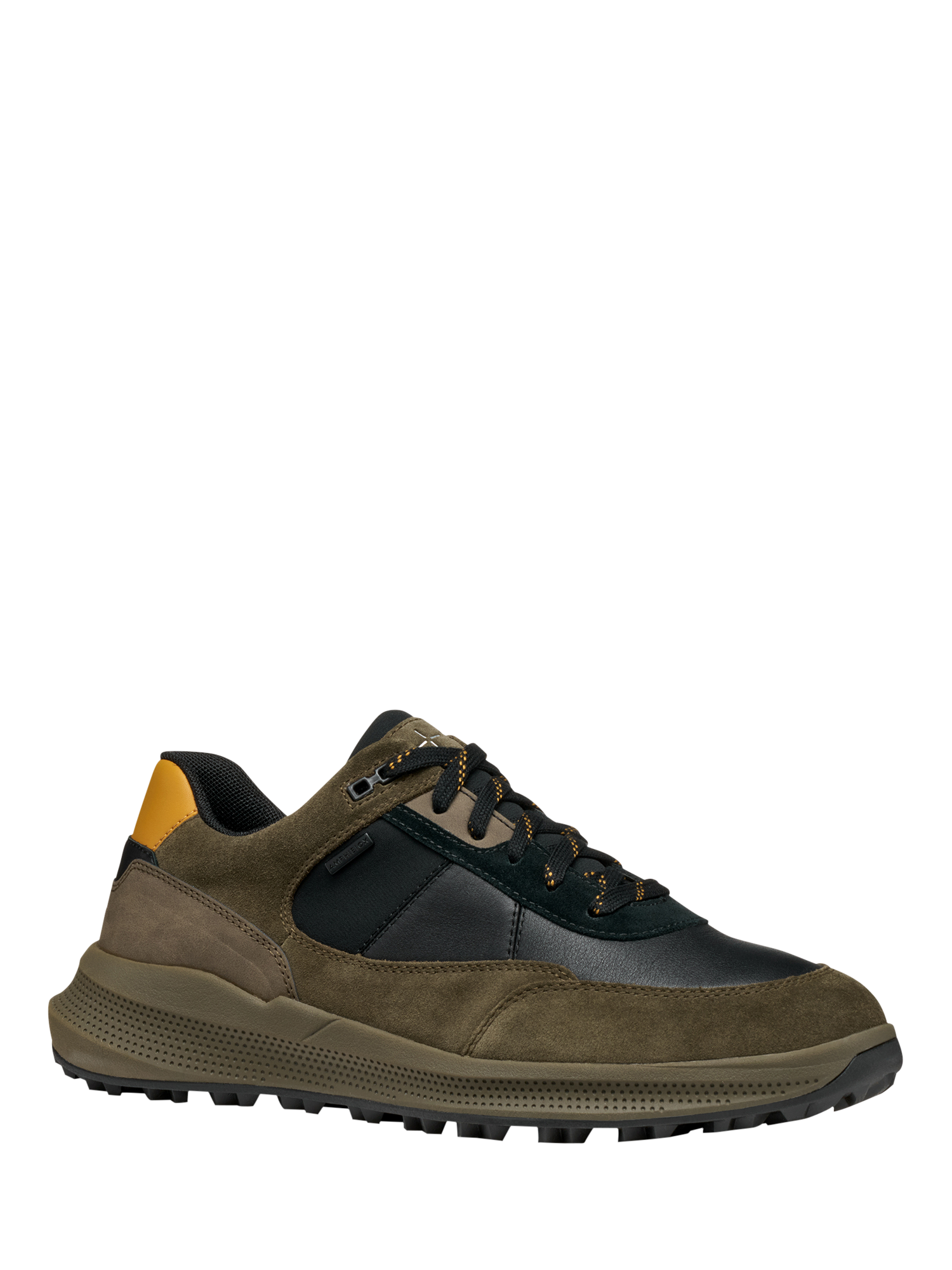 Product image 2 of 6, which shows Geox PG1X B ABX Trainers, Military/Black, EU39