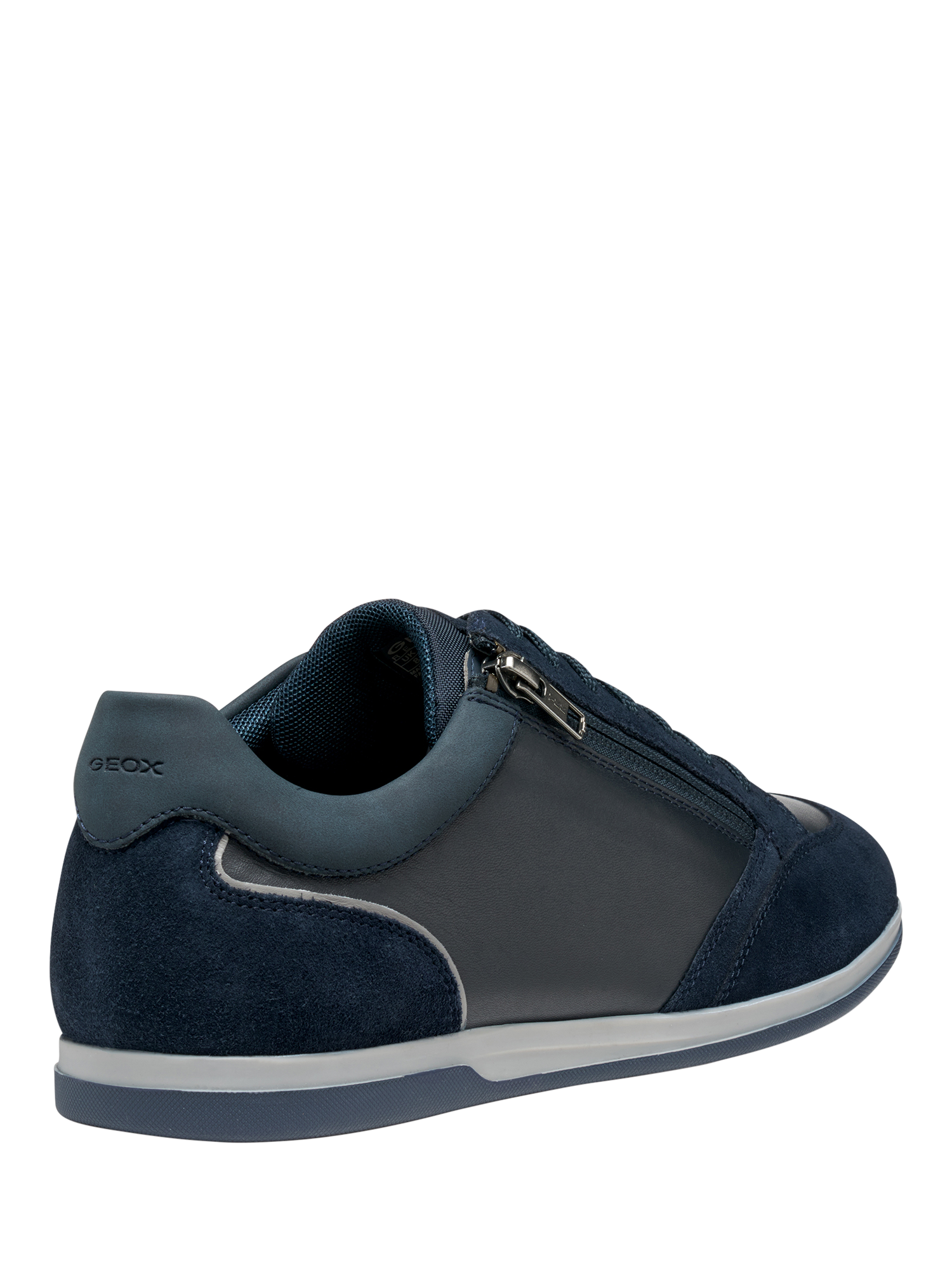 Product image 5 of 8, which shows Geox Renan Suede Blend Lace Up Trainers, Navy, EU39