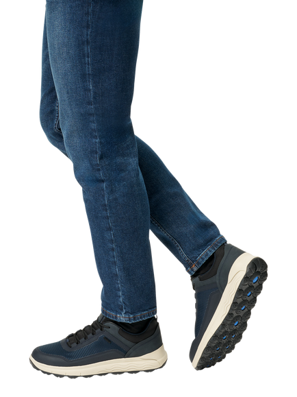 Geox Spherica 4X4 ABX Lace Up Trainers, Navy - view 2, Navy