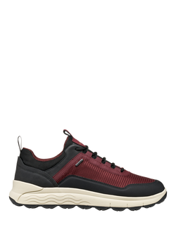 Geox Spherica 4X4 ABX Lace Up Trainers, Navy, Wine