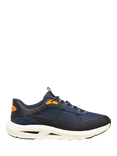 Geox Spherica ECUB-5 Lace Up Trainers, Dark Blue/Black