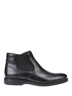 Geox Brayden 2Fit ABX Leather Ankle Boots, Black