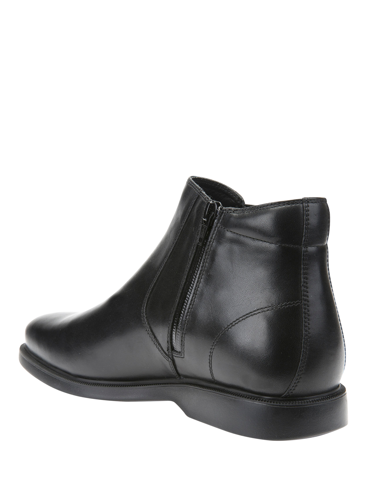 Product image 5 of 8, which shows Geox Brayden 2Fit ABX Leather Ankle Boots, Black, 6