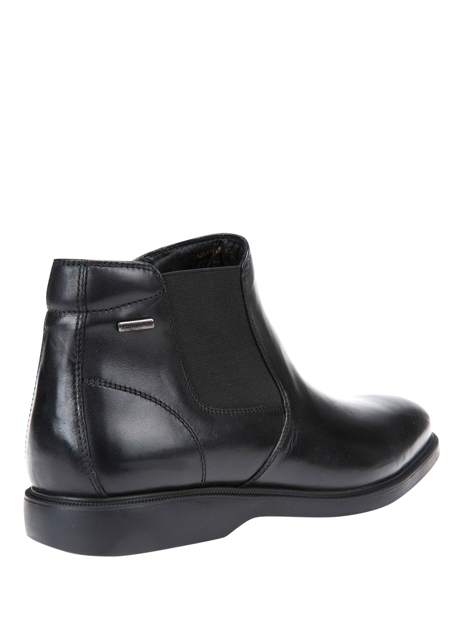 Product image 6 of 8, which shows Geox Brayden 2Fit ABX Leather Ankle Boots, Black, 6