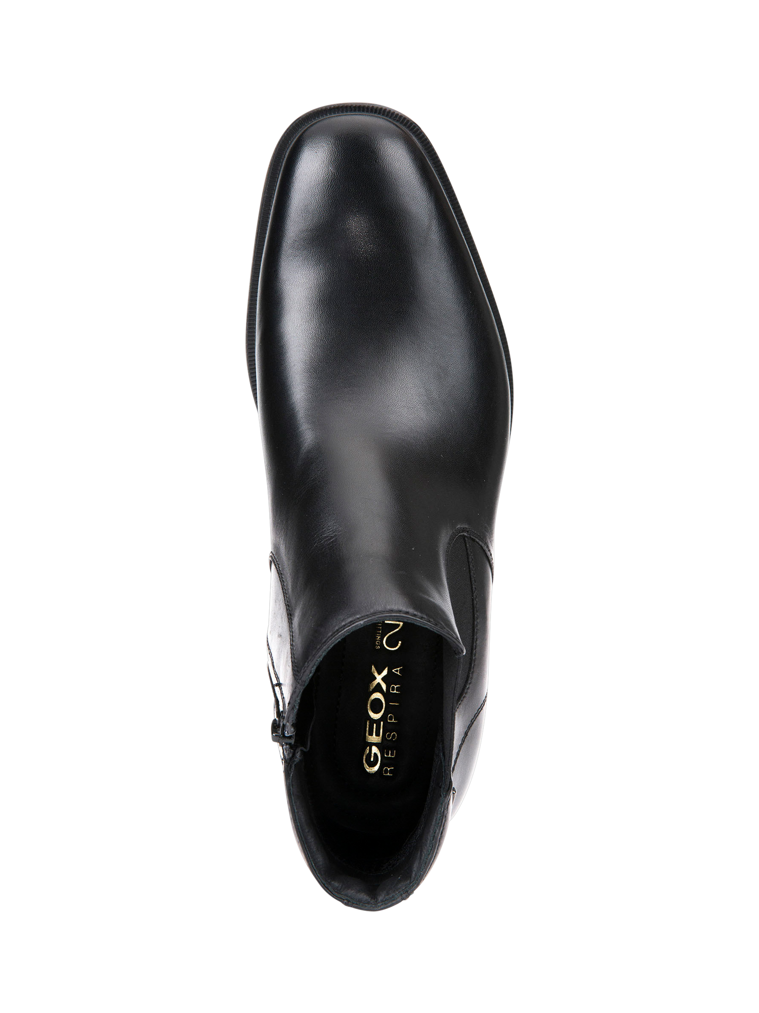 Product image 7 of 8, which shows Geox Brayden 2Fit ABX Leather Ankle Boots, Black, 6