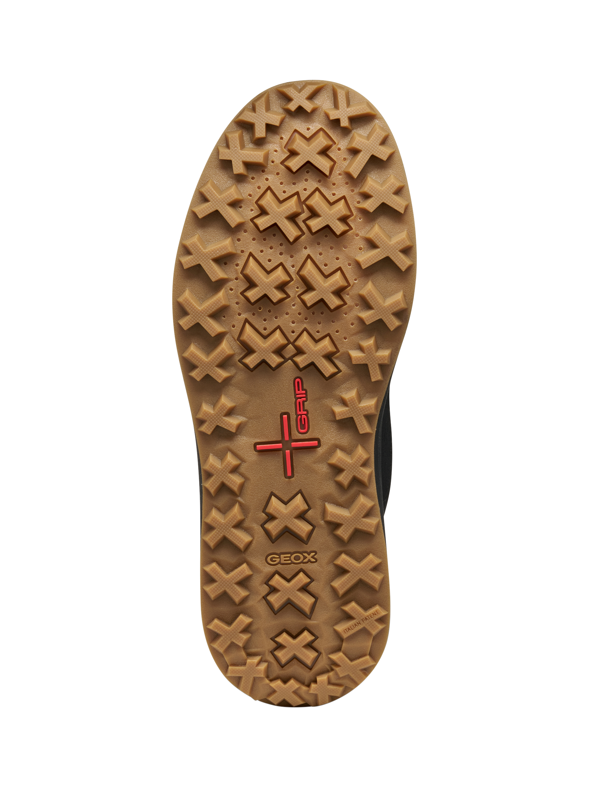 Product image 7 of 8, which shows Geox Granito + Grip ABX Ankle Boots, Toffee/Black, 6