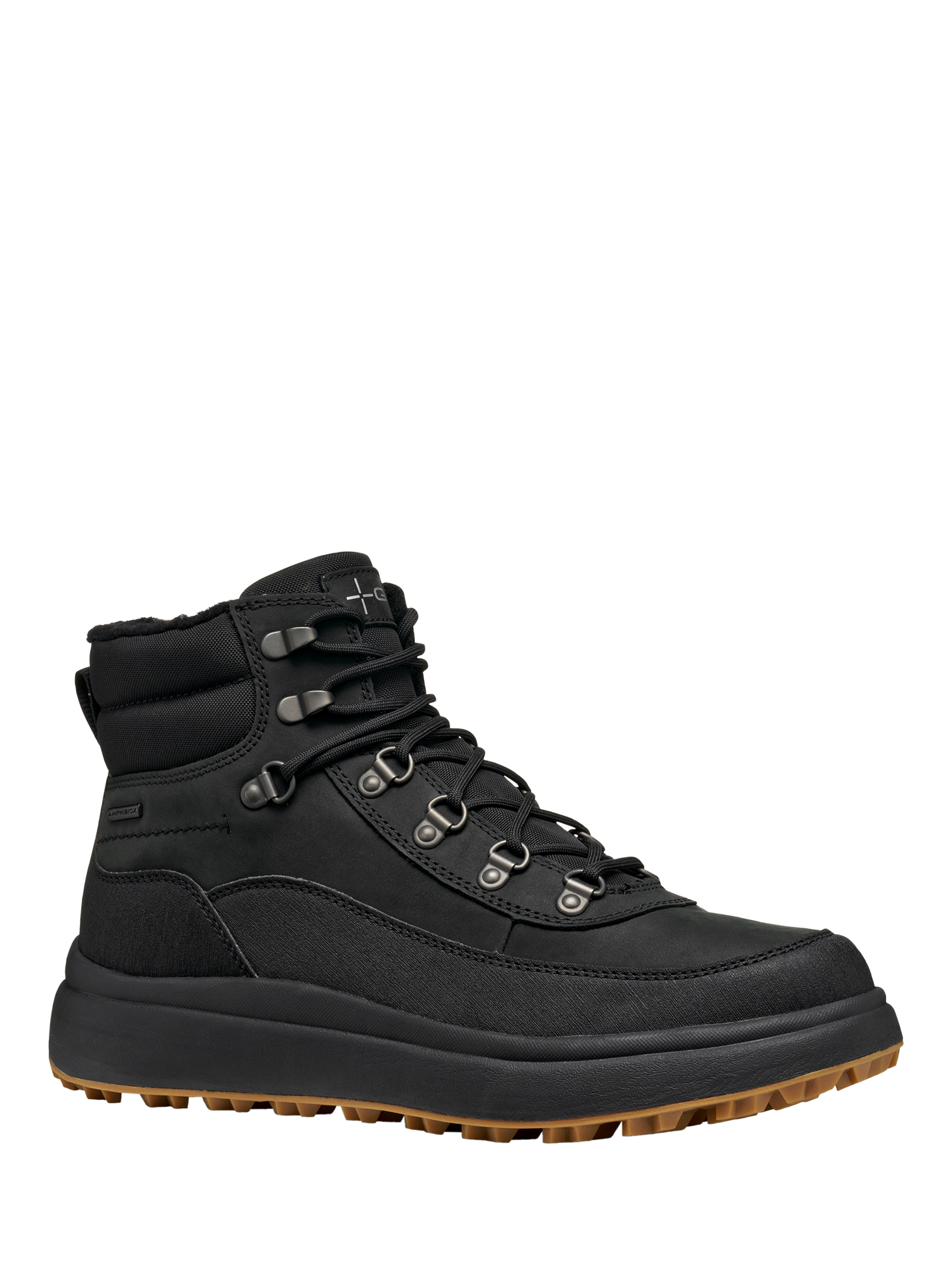 Product image 3 of 8, which shows Geox Granito + Grip ABX Ankle Boots, Black, 6