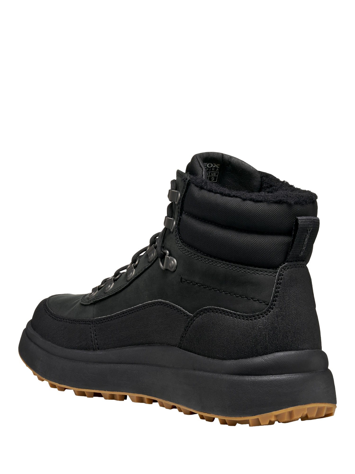Product image 4 of 8, which shows Geox Granito + Grip ABX Ankle Boots, Black, 6