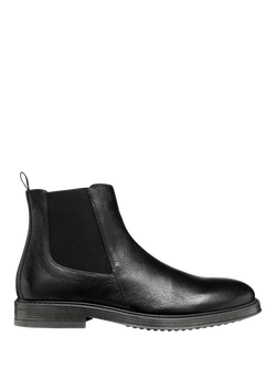 Geox Henreys Leather Ankle Boots, Black