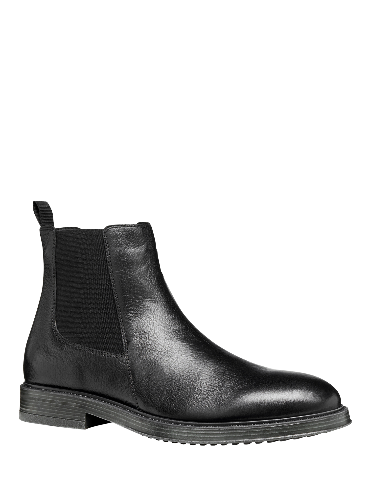 Product image 2 of 6, which shows Geox Henreys Leather Ankle Boots, Black, 6