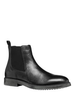 Geox Henreys Leather Ankle Boots - view 2, Black