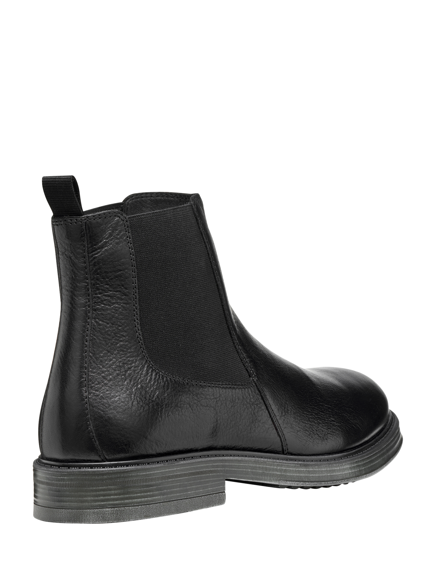 Product image 4 of 6, which shows Geox Henreys Leather Ankle Boots, Black, 6