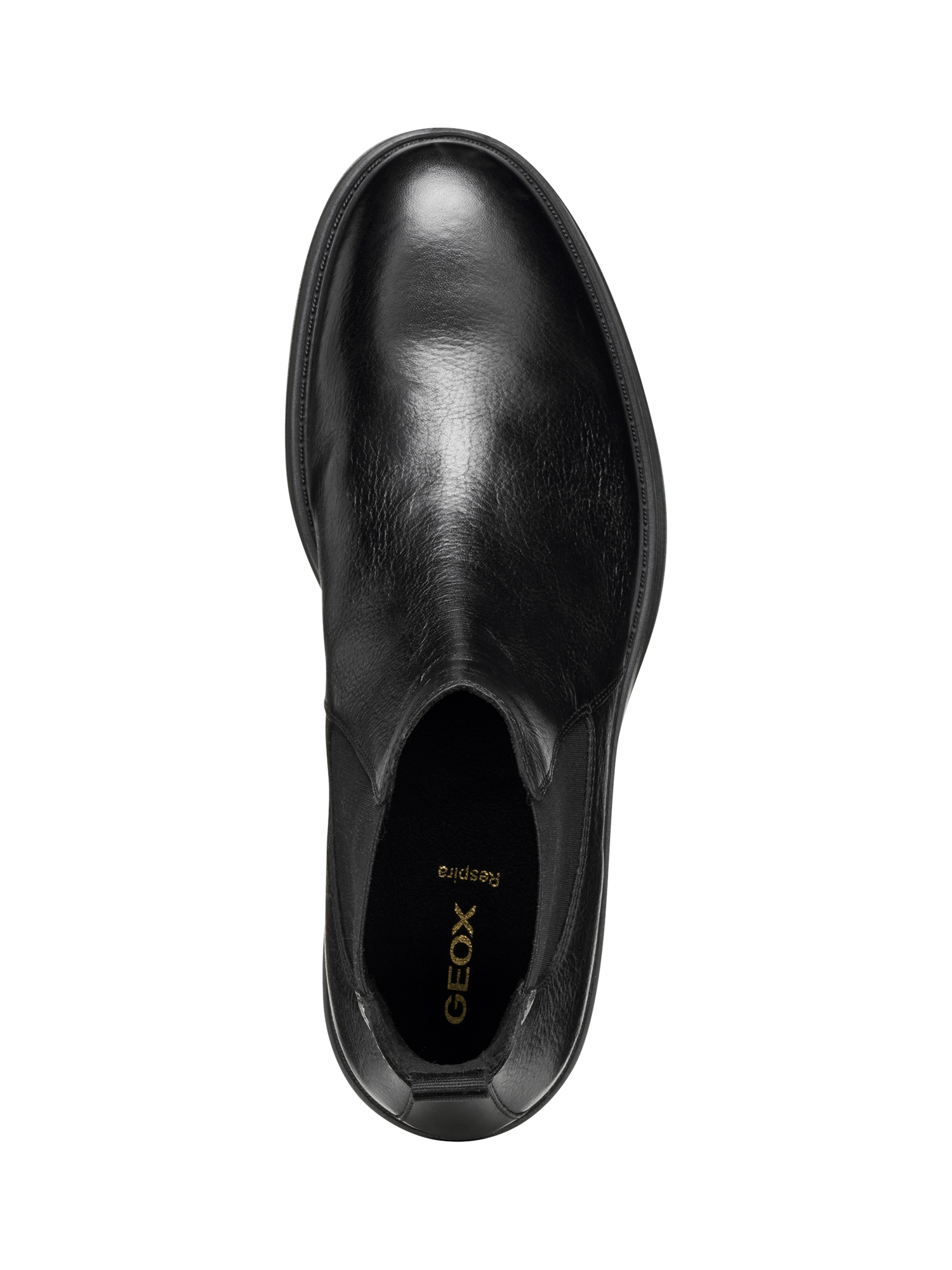 Product image 5 of 6, which shows Geox Henreys Leather Ankle Boots, Black, 6