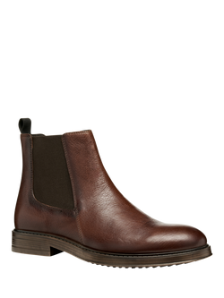 Geox Henreys Leather Ankle Boots - view 2, Light Brown