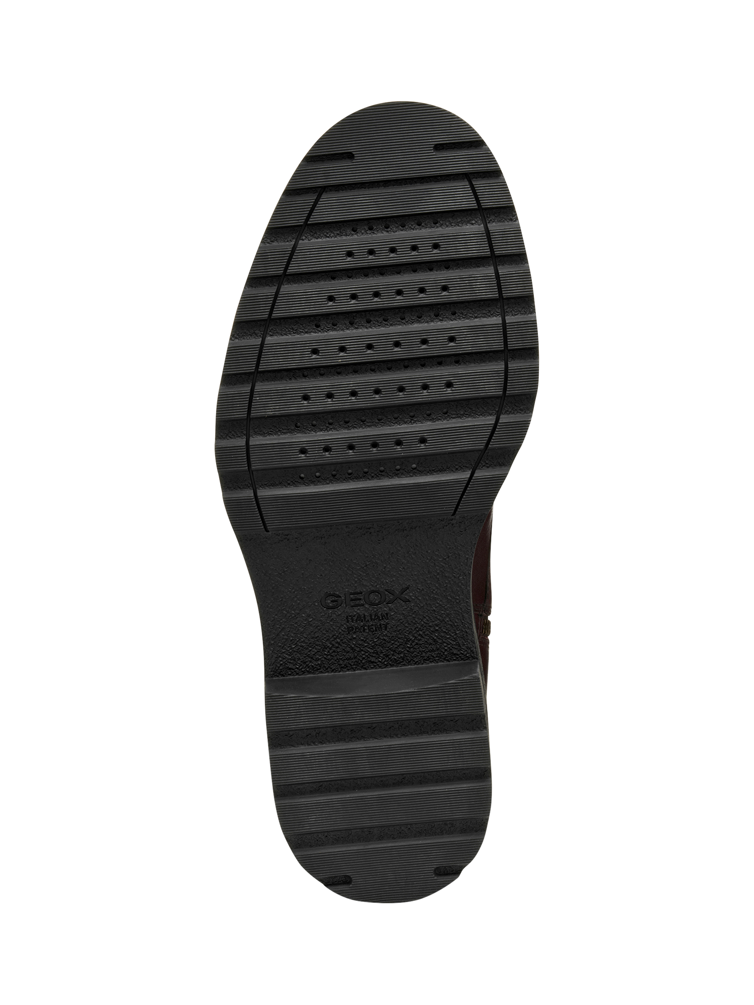 Product image 7 of 8, which shows Geox Redclif Leather Lace Up Ankle Boots, Wine, EU39