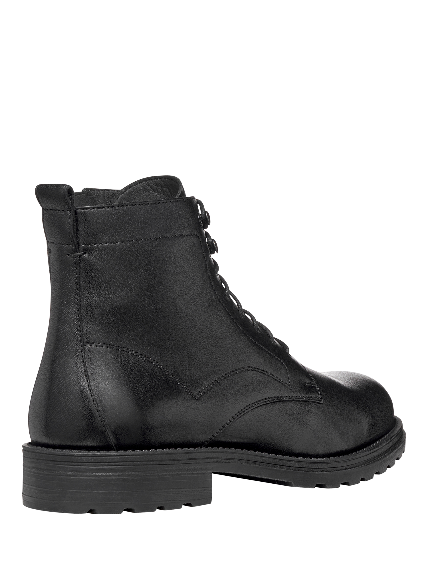 Product image 4 of 6, which shows Geox Redclif Leather Lace Up Ankle Boots, Black, EU39