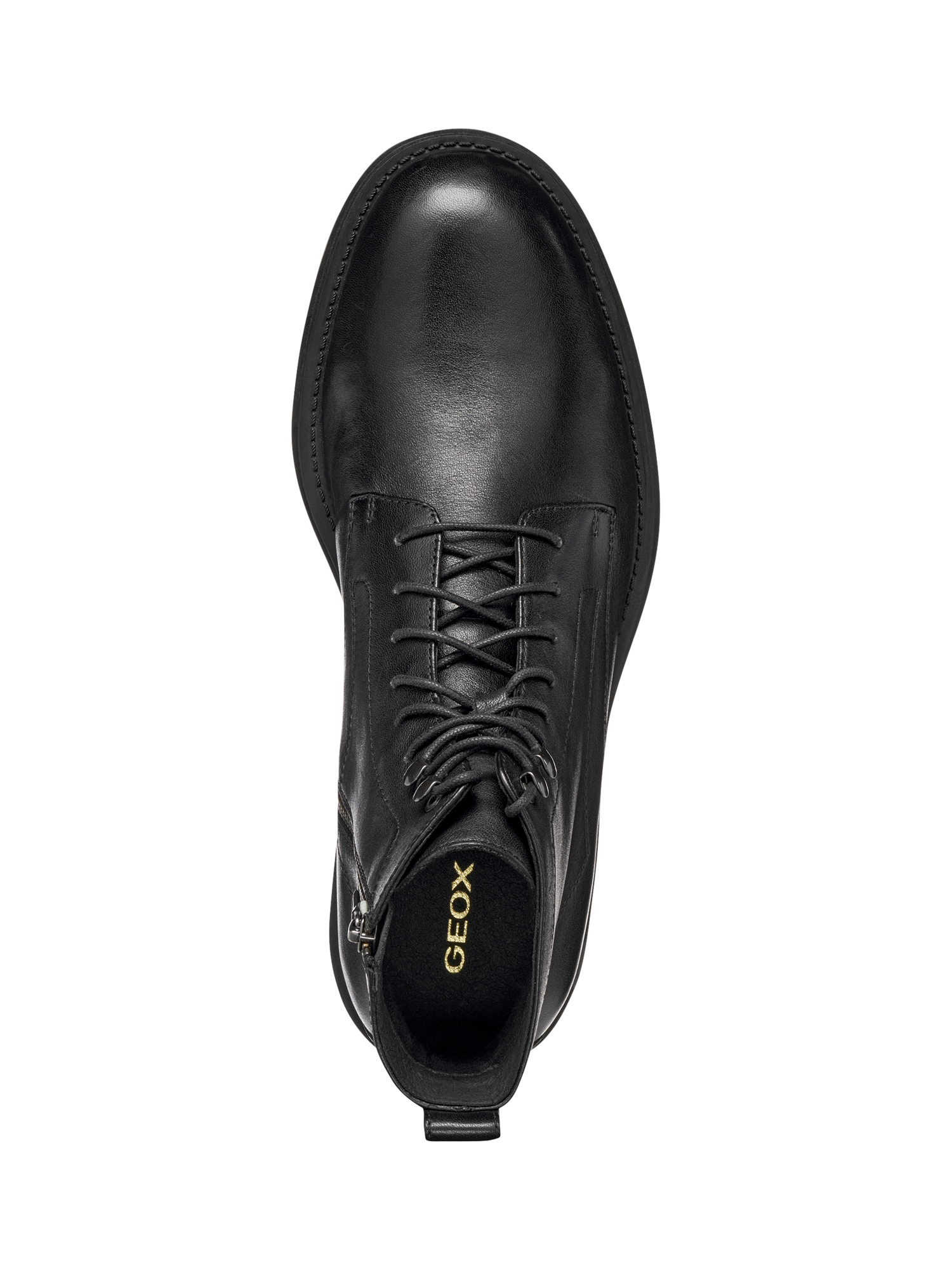 Product image 5 of 6, which shows Geox Redclif Leather Lace Up Ankle Boots, Black, EU39