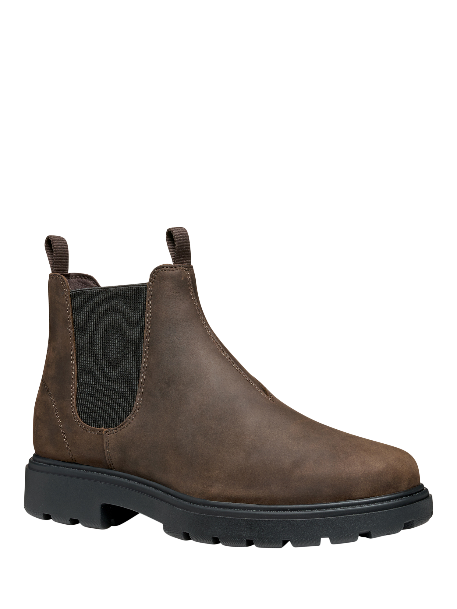 Product image 3 of 8, which shows Geox Spherica EC7 Leather Ankle Boots, Coffee, EU39