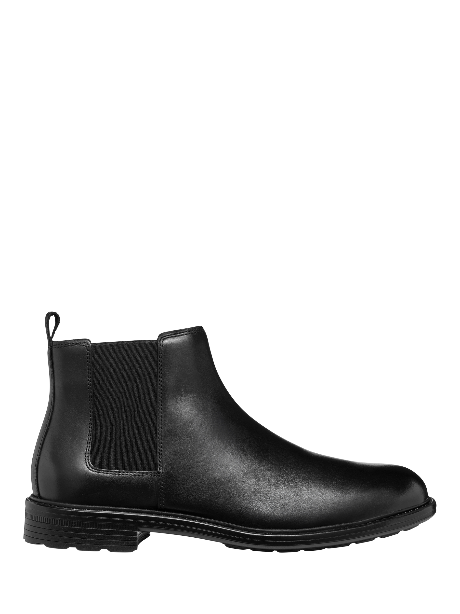 Product image 1 of 8, which shows Geox Walk Pleasure Leather Chelsea Boots, Black, EU39