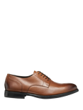 Geox Barberigo Lace Up Leather Shoes, Cognac