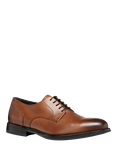 Geox Barberigo Lace Up Leather Shoes, Cognac