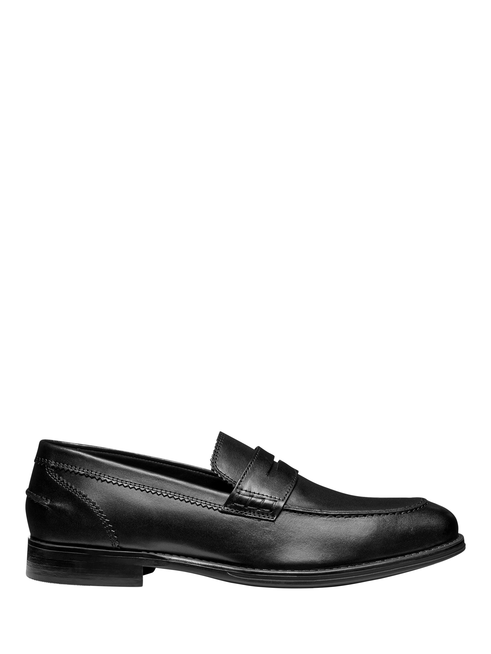 Product image 1 of 6, which shows Geox Barberigo Leather Loafers, Black, 6