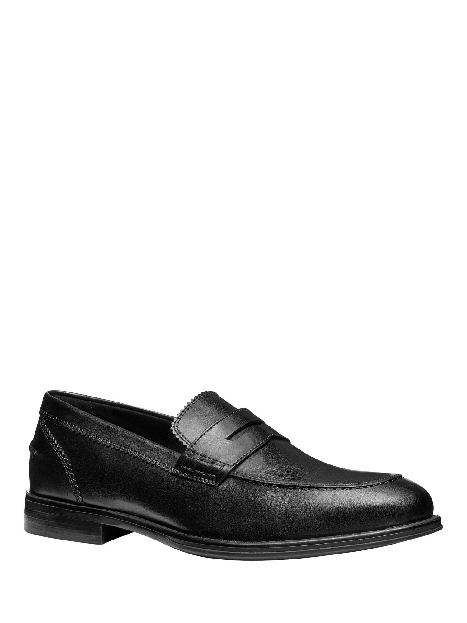 Product image 2 of 6, which shows Geox Barberigo Leather Loafers, Black, 6