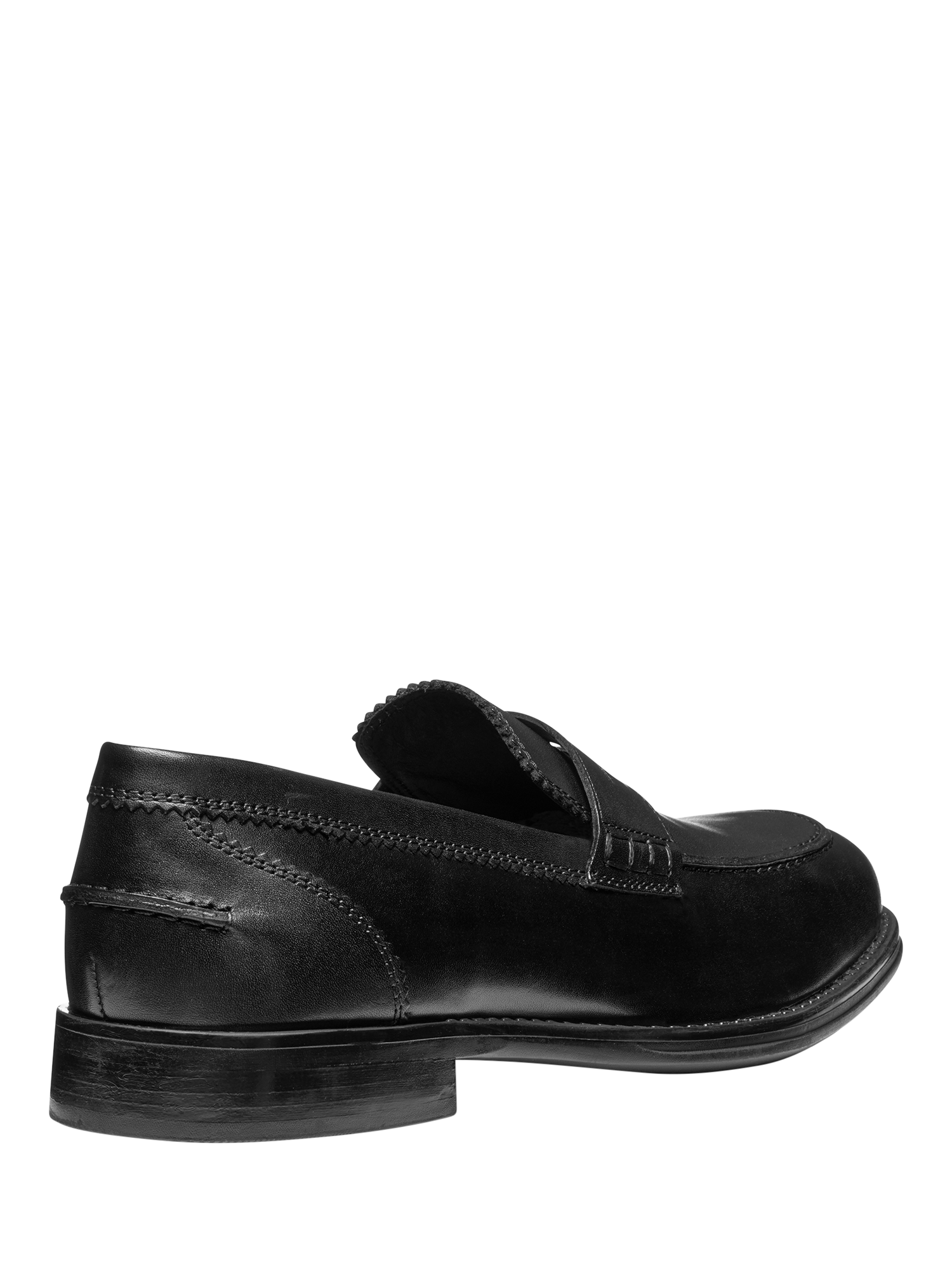 Product image 4 of 6, which shows Geox Barberigo Leather Loafers, Black, 6