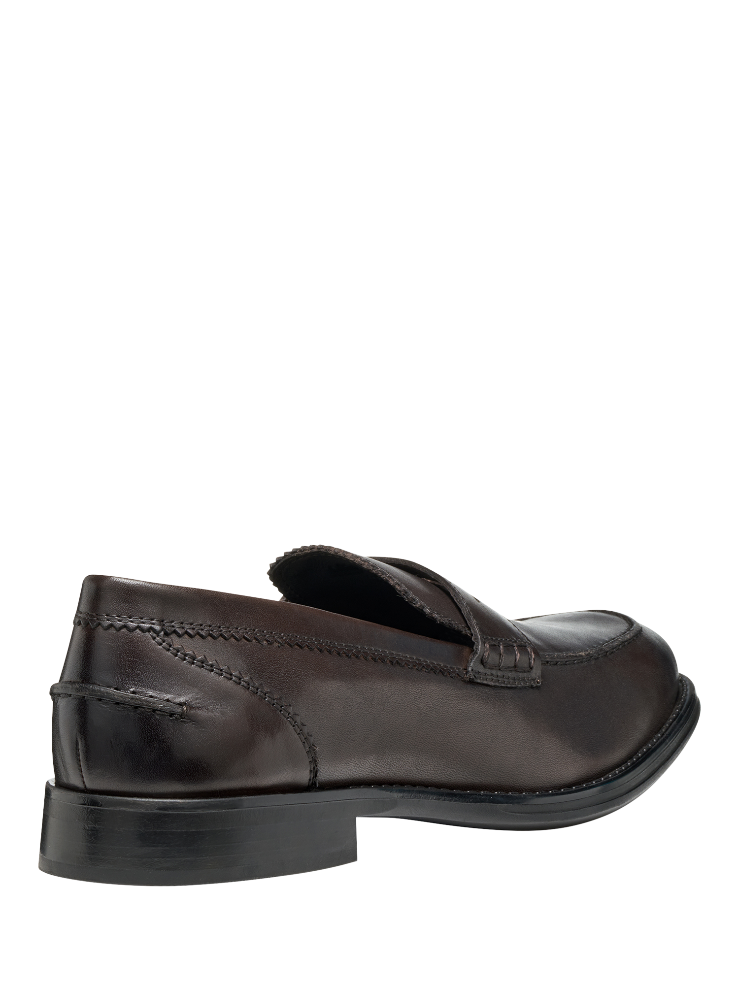 Product image 4 of 6, which shows Geox Barberigo Leather Loafers, Coffee, 6