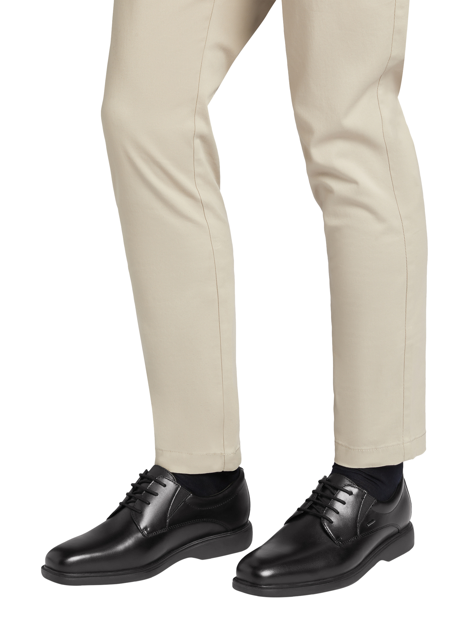 Product image 2 of 9, which shows Geox Brayden 2Fit ABX Leather Shoes, Black, 6