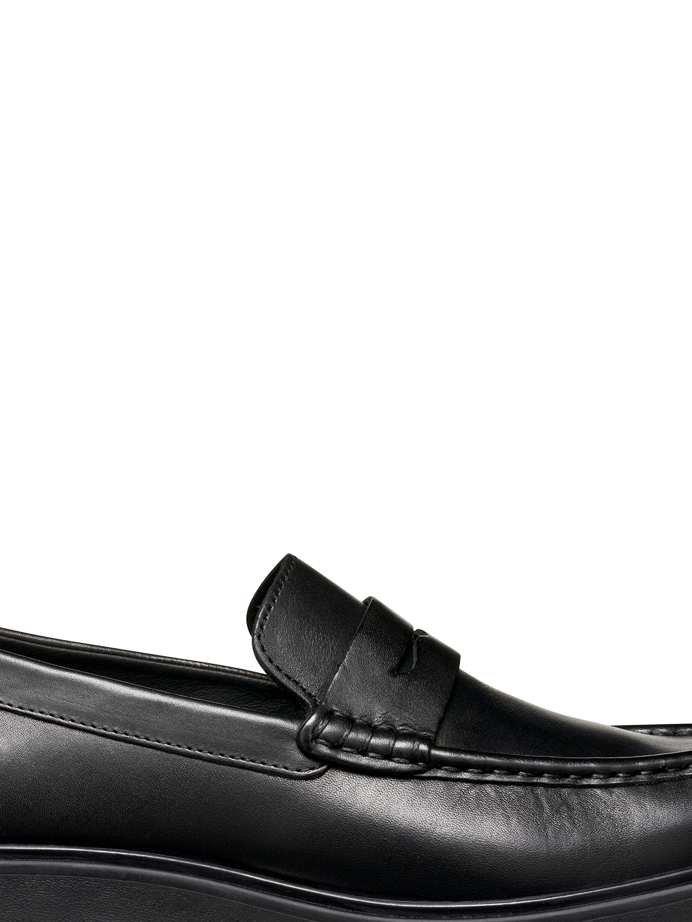 Product image 8 of 8, which shows Geox Massimiano Leather Loafers, Black, 6