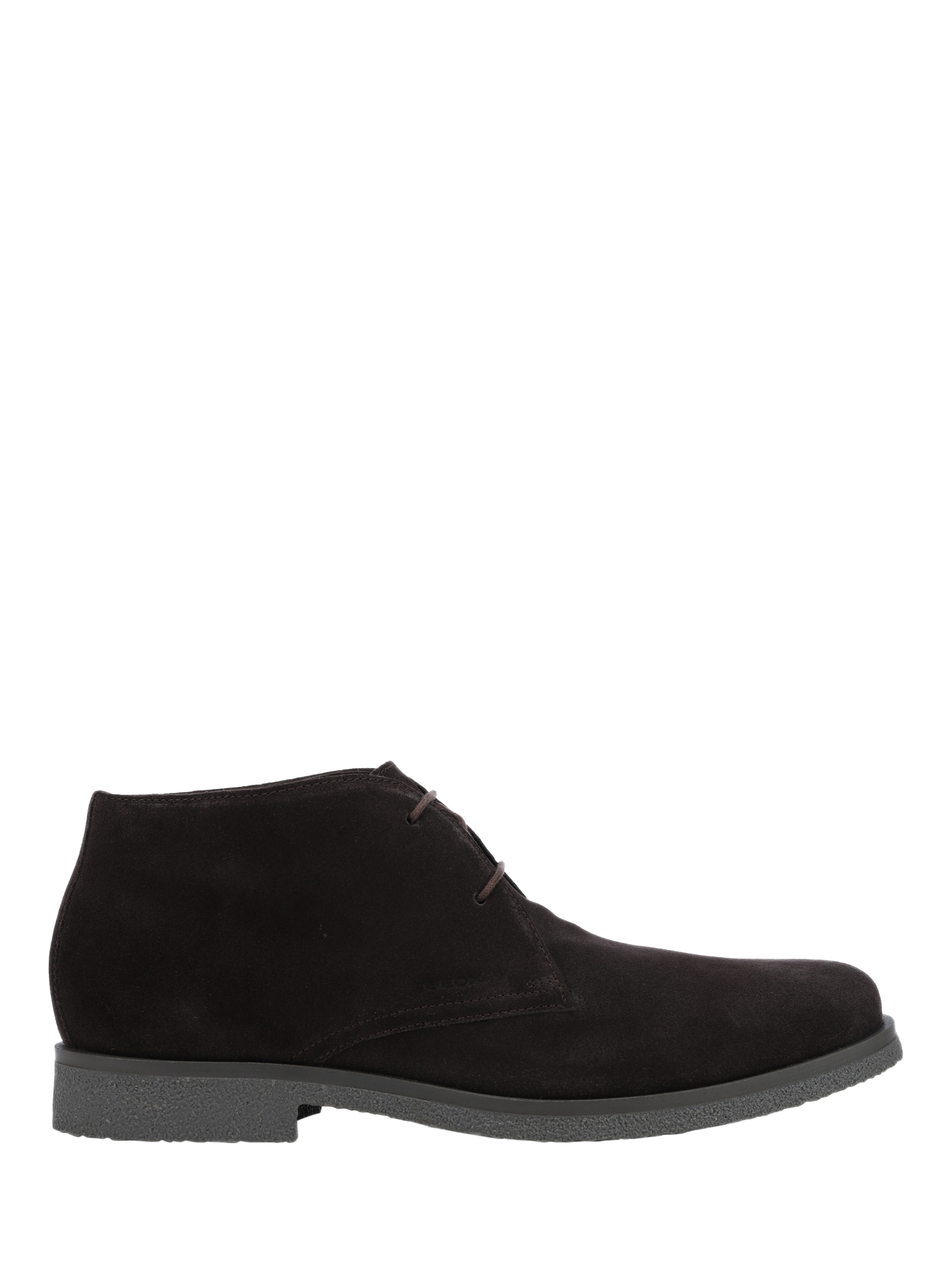 Product image 1 of 11, which shows Geox Uomo Claudio Suede Desert Boots, Dark Coffee, 6