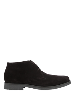 Geox Uomo Claudio Suede Desert Boots, Dark Coffee